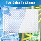 Stomach Sleeping Pillow for Back & Stomach Sleeper, Flat Soft Pillows for - Image 3