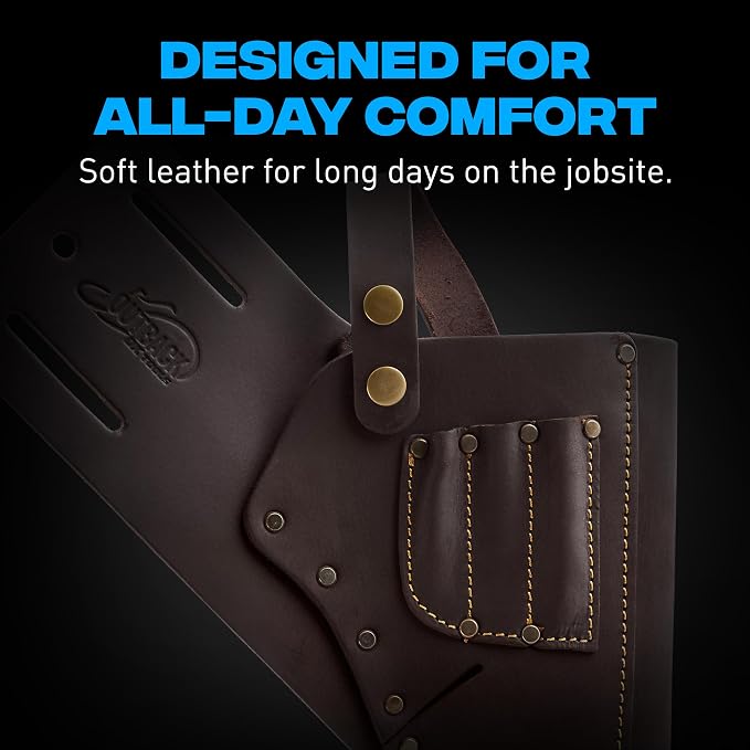 OX Tools Leather Tool Holsters & Pouches – Hammer, Tape Measure, Utility & - Image 5