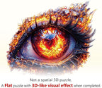 Ember Eye Puzzles Adults Gifts Wooden 90 Pieces 8.5 * 7.7in - Image 9