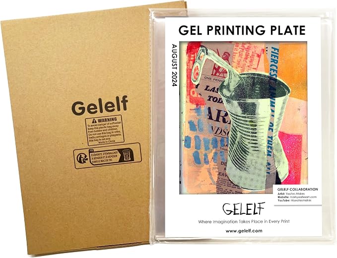 GELELF Gel Printing Plate 16" x 20" Big Gel Plates by GELELF