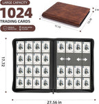 Card Binder 16 Pocket, Premium 1024 Double Sided Pocket Collection Binder - Image 3