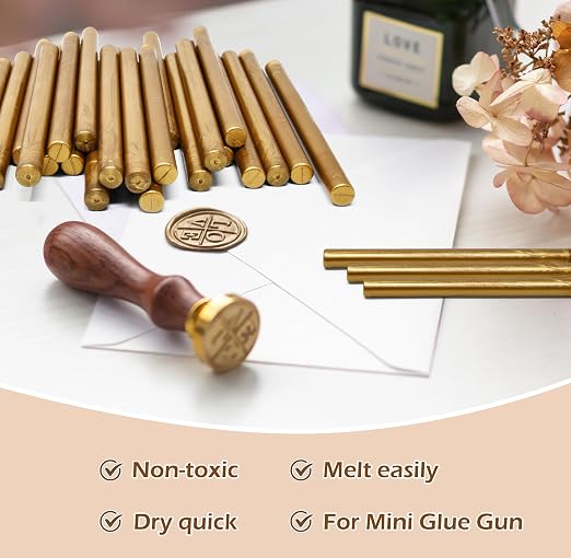 Pack of 50 Premium Mailable Glue Gun Sealing Wax Sticks - Image 2