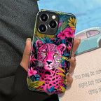 ZHEGAILIAN Case for iPhone 15 Pro Max, Panther Leopard Flower Durable - Image 5