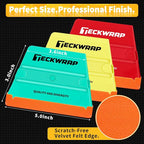 TECKWRAP Felt Squeegee for Vinyl Wrap -Trapezoid Shape | Pro Car Wrap Tool Kit - Image 2