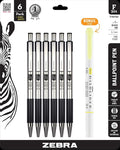 Zebra Pen F-301 Ballpoint Black Ink Fine Point 0.7mm Stainless Steel by ZebraPen