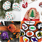 River Rocks for Painting 10 Pcs Extra Large 4.7-6.3 Inch Flat Smooth Painting - Image 6