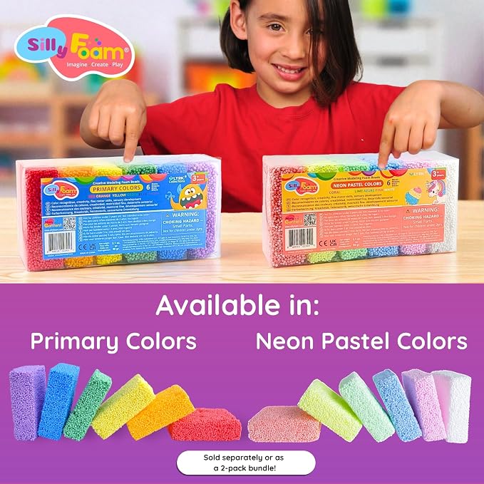 Silly Foam, Creative Modeling Foam Beads, Arts & Crafts, Sensory Play, Travel - Image 7