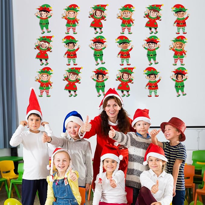 48 Set Christmas Elf Cutouts - Image 5
