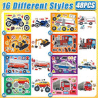48 Sheets Create Vehicle of Dreams Stickers, Make Your Own Stickers - Image 4