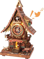 ROKR 3D Wooden Puzzles for Adults, Cuckoo Clock Model Kit, Room Home Decor DIY by ROKR-InterestingSmartPuzzleToys