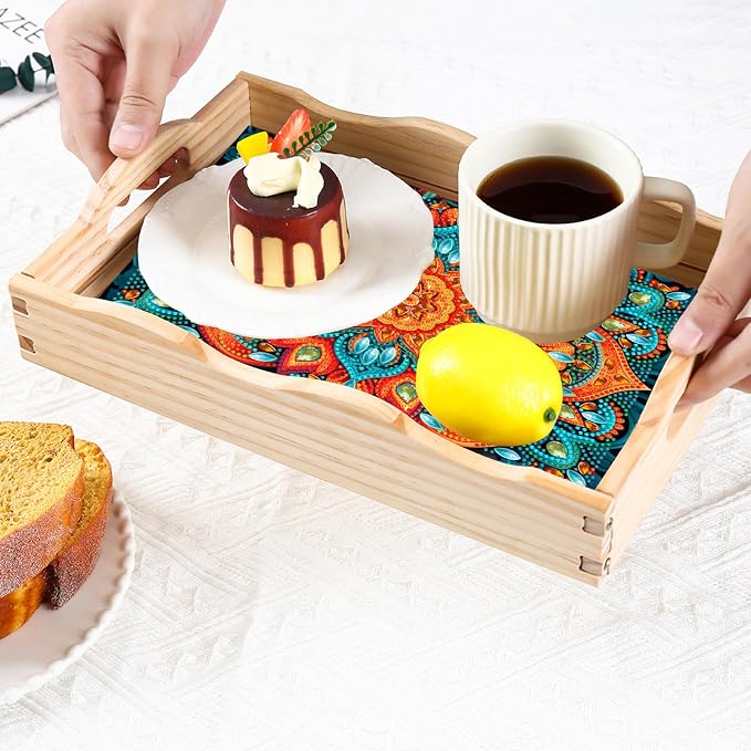 EWJRNSF Diamond Art Kits for Adults Wooden Serving Trays - Image 6