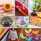 HaoFeiJH 6 Rolls 8"x20" Soft Felt Fabric Sheets, 1.6mm Thick, and Projects - Image 5