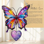 Memorial Gifts for Loss of Mom, Butterfly Mom Memorial Ornament, UV Printed - Image 8