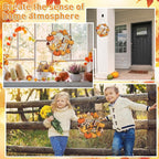Unfinished Fall Wreaths Wood Crafts to Paint Set of 3, Unfinished Wood Cutouts - Image 6