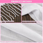 Suhine 6 Pcs Blank White Cotton Scarf to Tie Dye, Full Cotton Scarf Bikini - Image 6