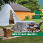 EZ Drop Painter's Large Canvas Fabric Drop Cloth - Image 5