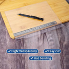6 Pack Clear Plexiglass Sheets 9.6×14×0.04InThin PET Plexiglass Sheets - Image 3