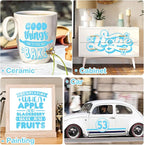 WRAPXPERT Blue Permanent Vinyl, Matte Light Blue Vinyl - Image 4