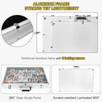 Aluminum Trade Show Display Case – 24"x20" Locking Tabletop Showcase - Image 4