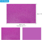 PATIKIL 30Sheets Purple EVA Glitter Foam Sheet 11.8 x 7.9 Inch 2mm Thick - Image 2