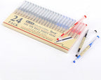 Japanese Style Black Blue & Red Gel Ink Pens, 0.35mm Extra Fine Point, No - Image 8