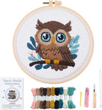 Myfelicity Adorable Owl Punch Needle Kit – Beginner-Friendly DIY Craft Set by Myfelicityembroiderykit
