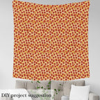 Erosebridal Pizza Flannel Fabric by The Yard Pepperoni Sausage Soft Not - Image 3