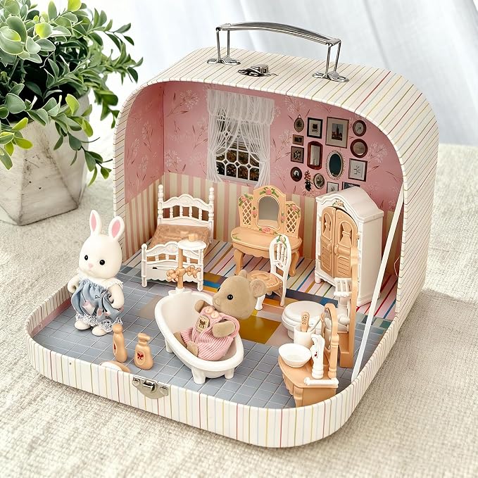 TUZT Suitcase Dollhouse Furniture Set - Image 3