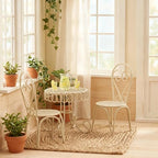6 PCS Dollhouse Miniature Bistro Table & Chairs Set - Image 4