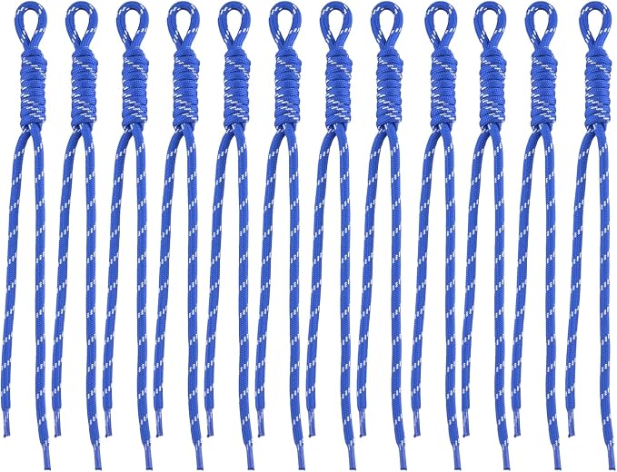 Paracord Keychain Paracord Bag Charm 12pcs Braided Nylon Rope Keychain Cord by Cmidy