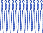 Paracord Keychain Paracord Bag Charm 12pcs Braided Nylon Rope Keychain Cord by Cmidy