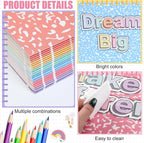 Honoson 24 Pcs Bulk Inspirational Privacy Folders - Image 3