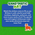 Skillmatics Sand Art Activity – Mess-Controlled DIY Animal Craft Kit | Creative - Image 8