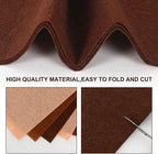Whaline 20Pcs Skin Tone Felt Fabric Sheets Skin Tone Soft Thick Assorted Cream - Image 3