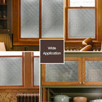 Add.Heres Stained Glass Window Privacy Film, 3D Static Cling Removable Window - Image 5