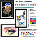 KALOUR 76 Drawing Sketching Kit Set - Image 4