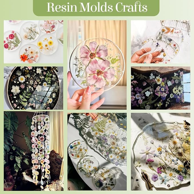 86Pcs Dried Flowers for Crafts, Real Pressed Flowers for Crafts Dried Pressed - Image 4