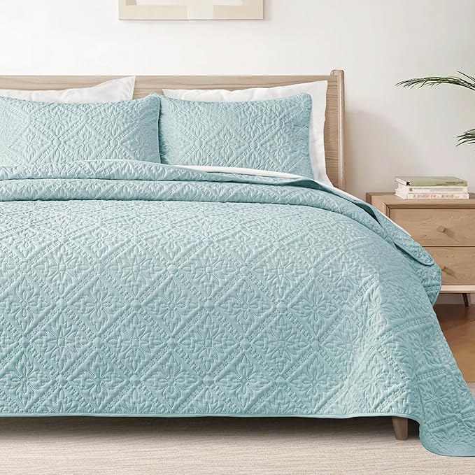 Exclusivo Mezcla Twin Quilt Bedding Set, Lightweight Soft Bedspreads Coverlets by ExclusivoMezcla