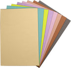 Pastel EVA Foam Sheets, 8 Assorted Colors, 6 x 9 Inch, 2mm Thick – Foam Paper by Unknown