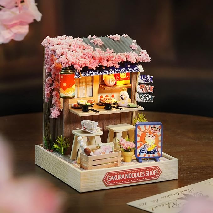 CUTEROOM DIY Doll House Miniature Furniture Wooden House Kit - Image 9
