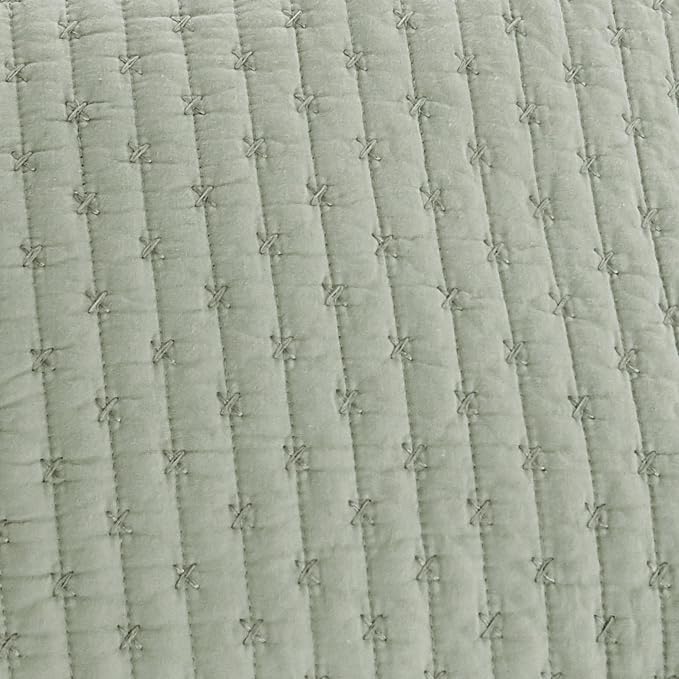 Levtex Home Cross Stitch Reversible Full Bedspread Set - Image 8