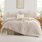 Andency Linen Twin/Twin XL Comforter Set, Twin Bed Comforter - Image 2