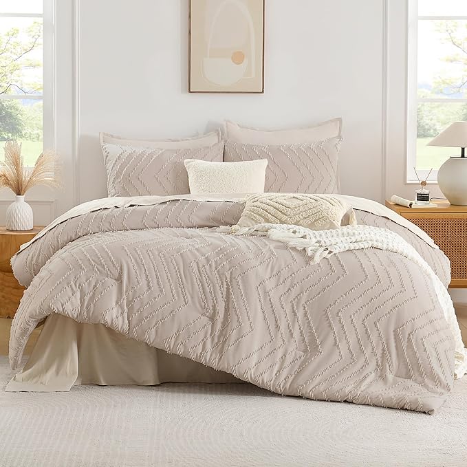 Andency Linen Twin/Twin XL Comforter Set, Twin Bed Comforter - Image 2