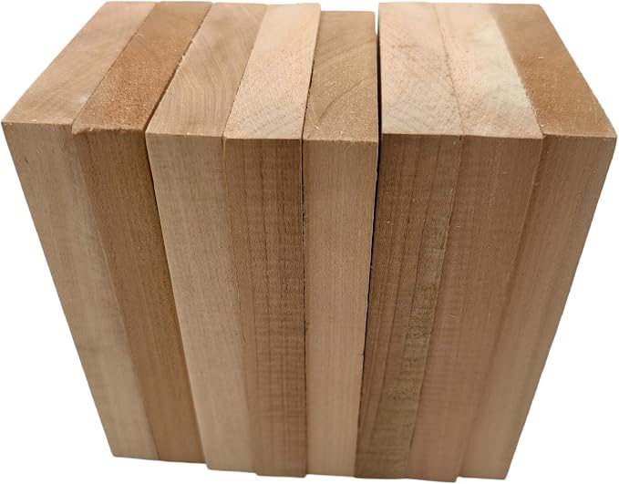 8PCS Basswood Carving Blocks, Whittling Wood Carving Kit, Unfinished Wooden - Image 3