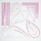 Clear Metric Sewing Rulers, French Curve Sewing Rulers Set, Sewing Tools - Image 6