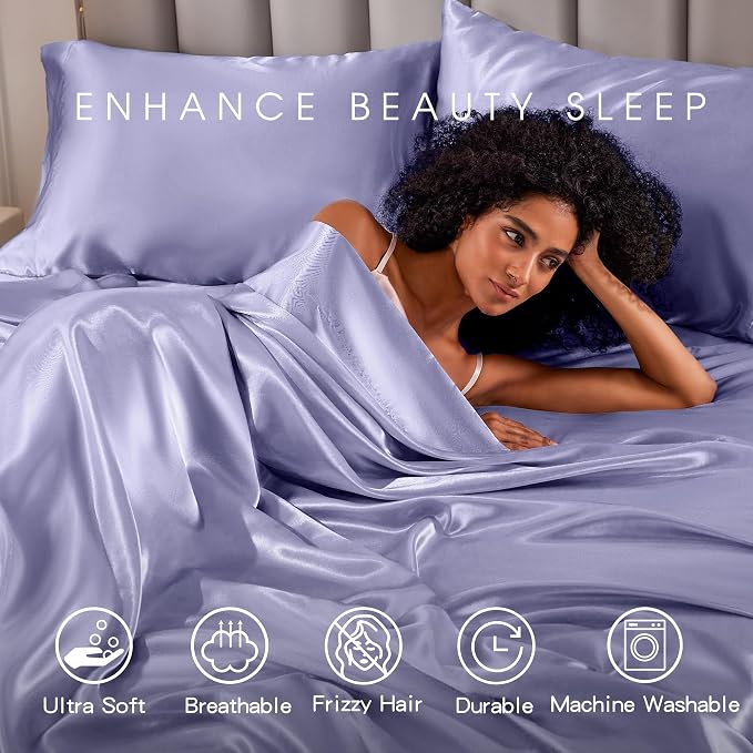 FreshCulture Satin Sheets California King - Image 7
