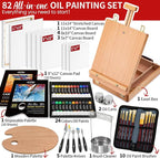 82Pcs Professional Oil Painting Set - Image 2
