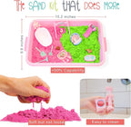 Kipipol Pet Sensory Bin, 2.4LB Sensory Sand Indoor Outdoor Play Sand Kit - Image 5
