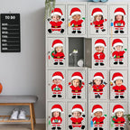 60pcs Christmas Theme Cutouts Santa Claus Bulletin Board Decorations Xmas Santa - Image 5