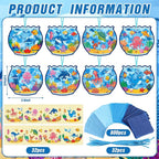 Eersida 32 Sets Summer Suncatcher Crafts, Ocean Fishbowl Craft Kit, Under the - Image 3